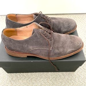 Aston Grey suede dress shoes